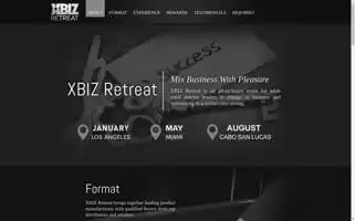 Xbizretreat.com Screenshot 2024-07-06 08:50:51