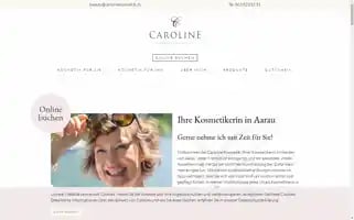 Carolinekosmetik.ch Screenshot 2024-07-09 07:40:14