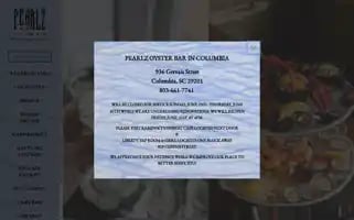 Pearlzoysterbar.com Screenshot 2024-06-13 07:08:11