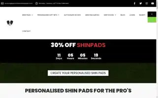 Personalisedshinpads.com Screenshot 2024-05-19 18:54:42