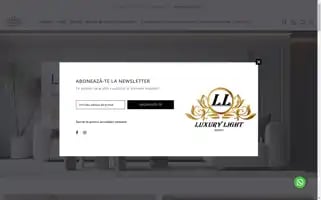 Luxurylightdesign.ro Screenshot 2024-05-03 12:34:43