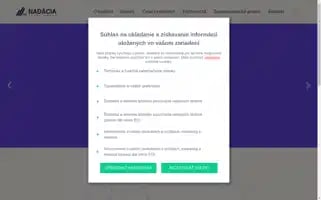 Nadaciatatrabanky.sk Screenshot 2024-06-15 21:12:12