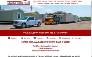 Clarksmobilehomes.com Screenshot 2024-05-15 17:36:48