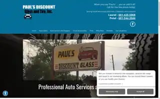 Paulsdiscountglassandtire.com Screenshot 2024-05-13 08:16:39