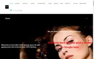 Xaraskinclinic.com.au Screenshot 2024-06-12 17:58:29