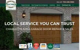 Garagedoorscharlottenc.com Screenshot 2024-07-06 18:33:45