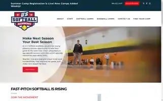 Ussoftballacademy.net Screenshot 2024-05-16 23:04:49