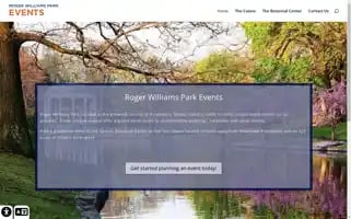 Rogerwilliamsparkevents.com Screenshot 2024-06-29 13:33:05