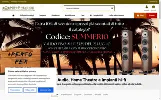 Hifiprestige.it Screenshot 2024-07-05 16:28:59