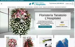 Floristeriatanatoriohospitalet.com Screenshot 2024-07-08 22:01:28