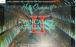 Vancampsappliances.com Screenshot 2024-05-14 20:09:01