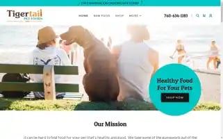 Tigertailpetfoods.com Screenshot 2024-05-14 12:26:40