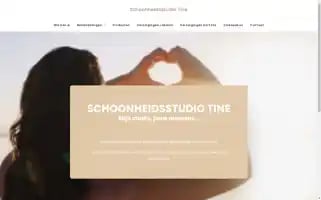 Schoonheidsstudiotine.be Screenshot 2024-05-18 06:09:34