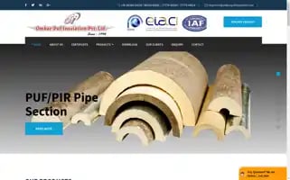 Omkarpufinsulation.com Screenshot 2024-07-06 11:36:35