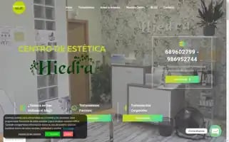 Centrodeesteticahiedra.es Screenshot 2024-05-21 20:30:58