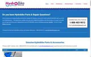 Hydrobikeparts.com Screenshot 2024-05-18 07:19:16