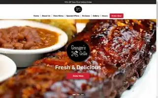 Grangersgrille.com Screenshot 2024-05-16 00:21:03