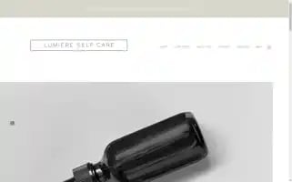 Lumiereselfcare.com Screenshot 2024-04-27 12:24:55