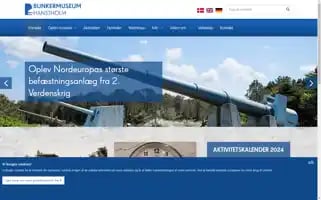 Bunkermuseumhanstholm.dk Screenshot 2024-07-01 00:01:12