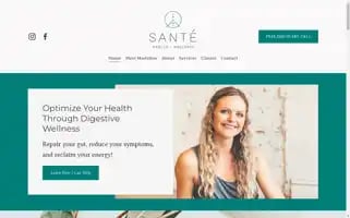 Sante-healthandwellness.com Screenshot 2024-07-04 00:35:08