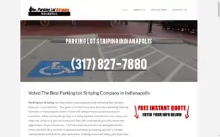 Parkinglotstripingindianapolis.com Screenshot 2024-04-15 16:24:35