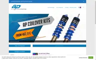 Ap-sportsuspensions.sk Screenshot 2024-05-19 20:27:01