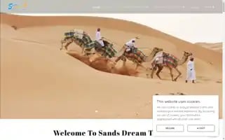 Sandsdreamtours.com Screenshot 2024-04-16 11:11:52