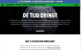 Extinctionrebellion.nl Screenshot 2024-07-03 01:25:37