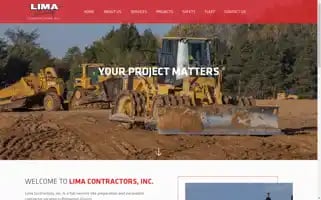 Limacontractors.com Screenshot 2024-07-05 19:16:05