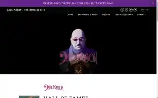 Davemasonmusic.com Screenshot 2024-07-04 10:44:36
