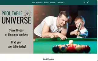 Pooltableuniverse.com Screenshot 2024-04-27 11:39:36