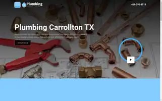 Plumbingcarrolltontx.com Screenshot 2024-07-07 08:08:17