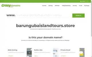 Barungubaislandtours.store Screenshot 2024-04-25 12:29:30