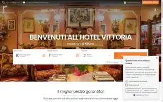 Hotelvittoriamilano.it Screenshot 2024-05-10 03:18:31