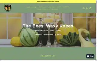 Thebeeswaxyknees.com Screenshot 2024-04-26 10:13:08