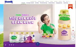 Vinamilk.com.vn Screenshot 2024-06-27 06:55:46