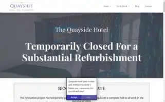 Quaysidehotel.co.uk Screenshot 2024-04-15 20:49:13