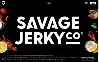 Savagejerky.com Screenshot 2024-05-05 00:15:35