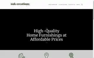Oakcreationsfurniture.com Screenshot 2024-05-27 06:42:03