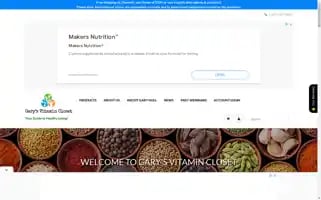 Garysvitamincloset.com Screenshot 2024-05-05 17:05:19