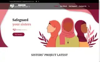 Sistersproject.co.uk Screenshot 2024-06-18 17:34:09