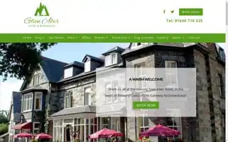 Glanaberhotel.co.uk Screenshot 2024-04-17 15:15:34