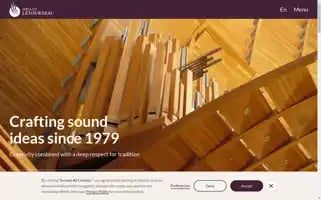 Letourneauorgans.com Screenshot 2024-04-25 15:04:07