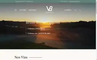Vignoblesbaylet.com Screenshot 2024-06-12 15:04:33