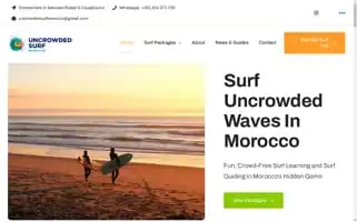 Uncrowdedsurfmorocco.com Screenshot 2024-05-28 17:43:02