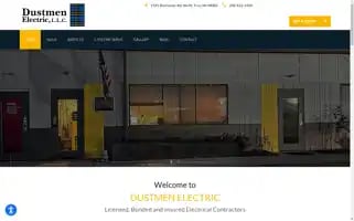 Dustmenelectricllc.com Screenshot 2024-05-15 20:40:51