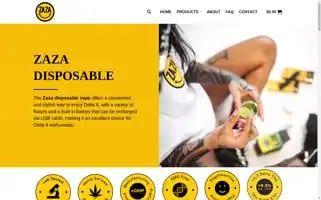 Zazadisposablecart.com Screenshot 2024-05-28 14:43:41