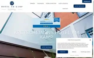 Kretschmanns-hotelamkamp.de Screenshot 2024-04-22 14:09:33