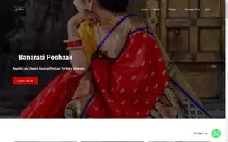 Banarasiposhaak.com Screenshot 2024-05-23 06:12:34