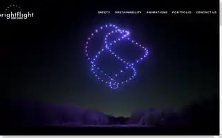Brightflightdroneshows.com Screenshot 2024-04-14 20:47:23